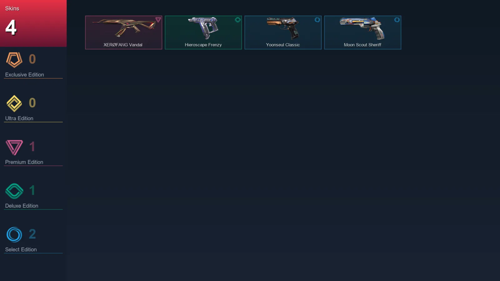 AP | Lv21 | Unranked | 4 Skin | 8 Agent | 5 Buddy