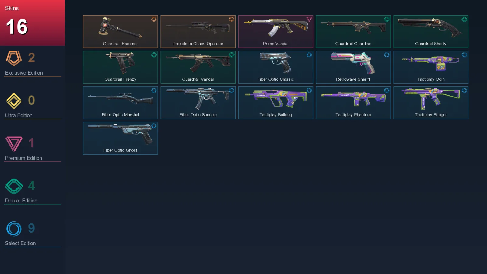 BR | Lv92 | Unranked | 16 Skin | 28 Agent | 36 Buddy — Unranked / Smurf Valorant
