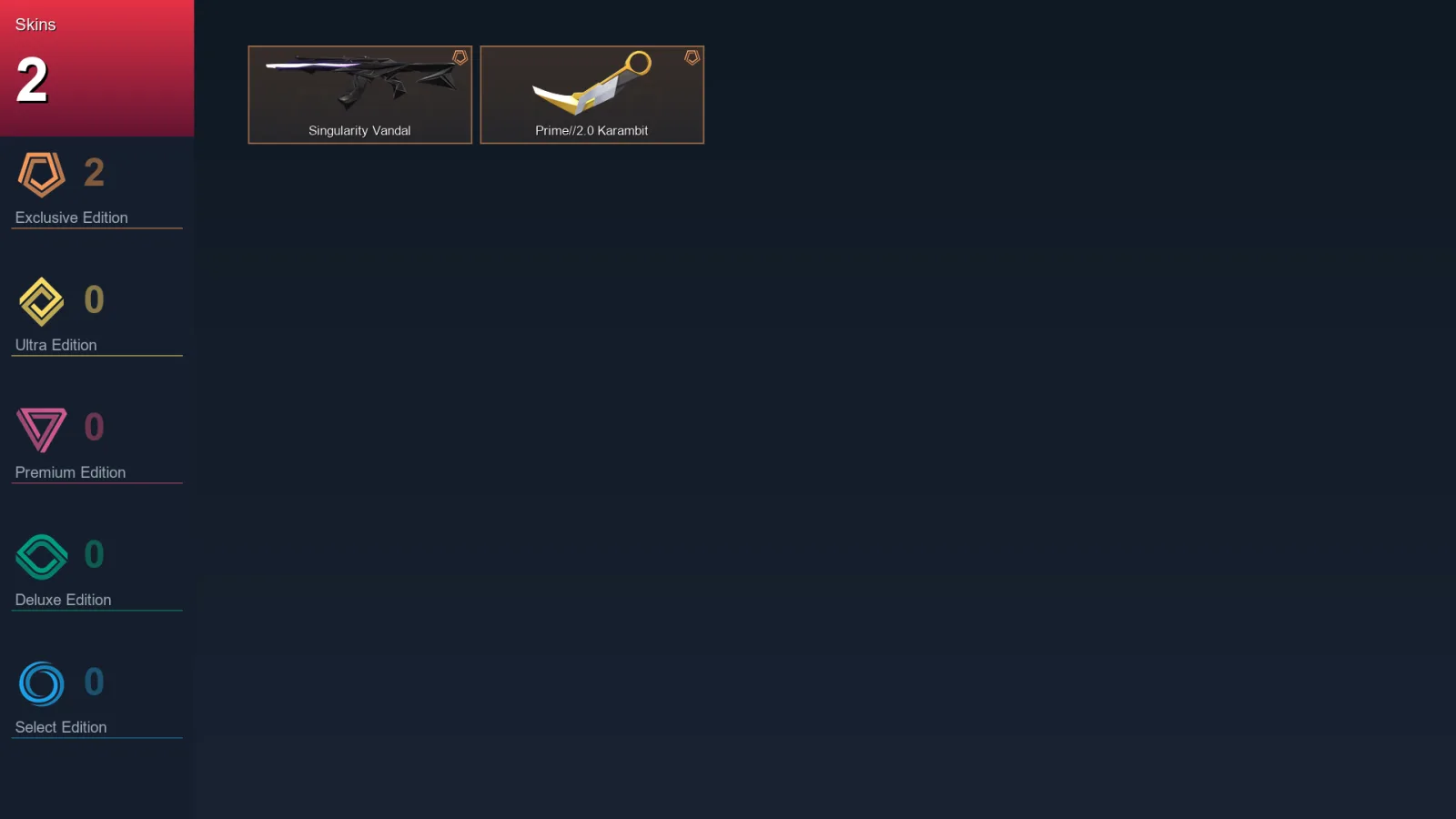 EU | Lv27 | Unranked | 2 Skin | 8 Agent | 8 Buddy