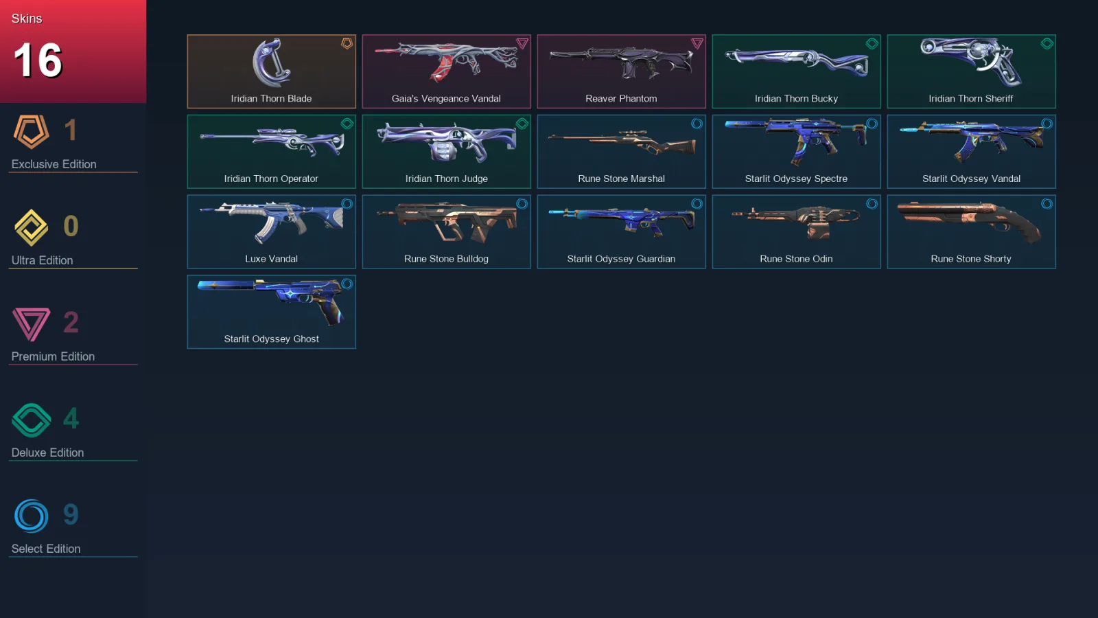 AP | Lv67 | Unranked | 16 Skin | 22 Agent | 29 Buddy — Valorant account