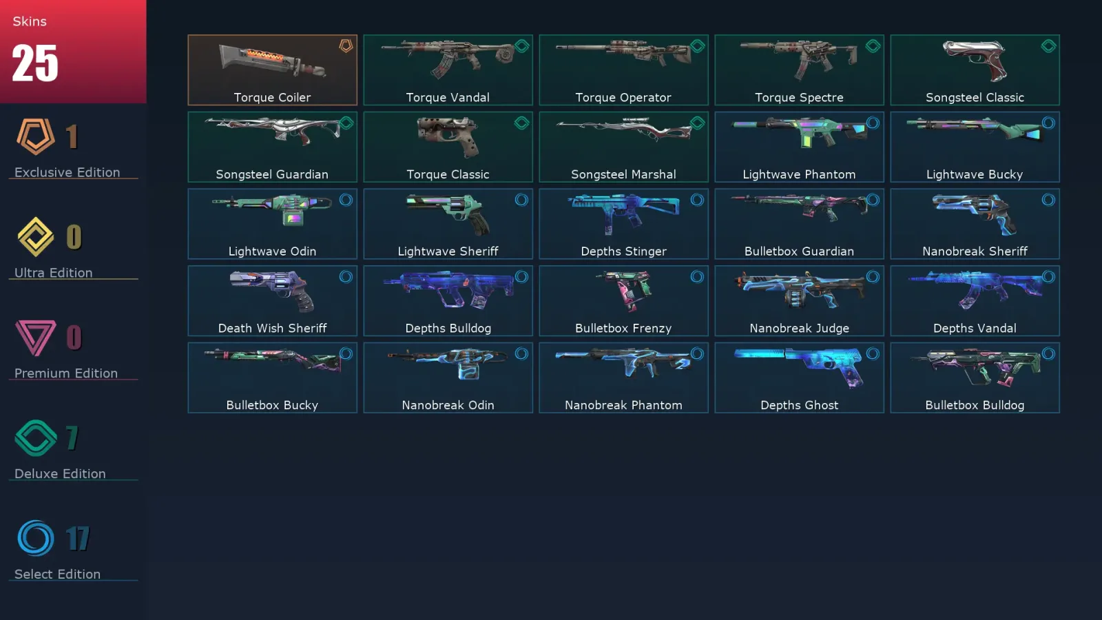 [Valorant] | EU | Level 100 | 26 Agents | 25 Skins — Valorant account