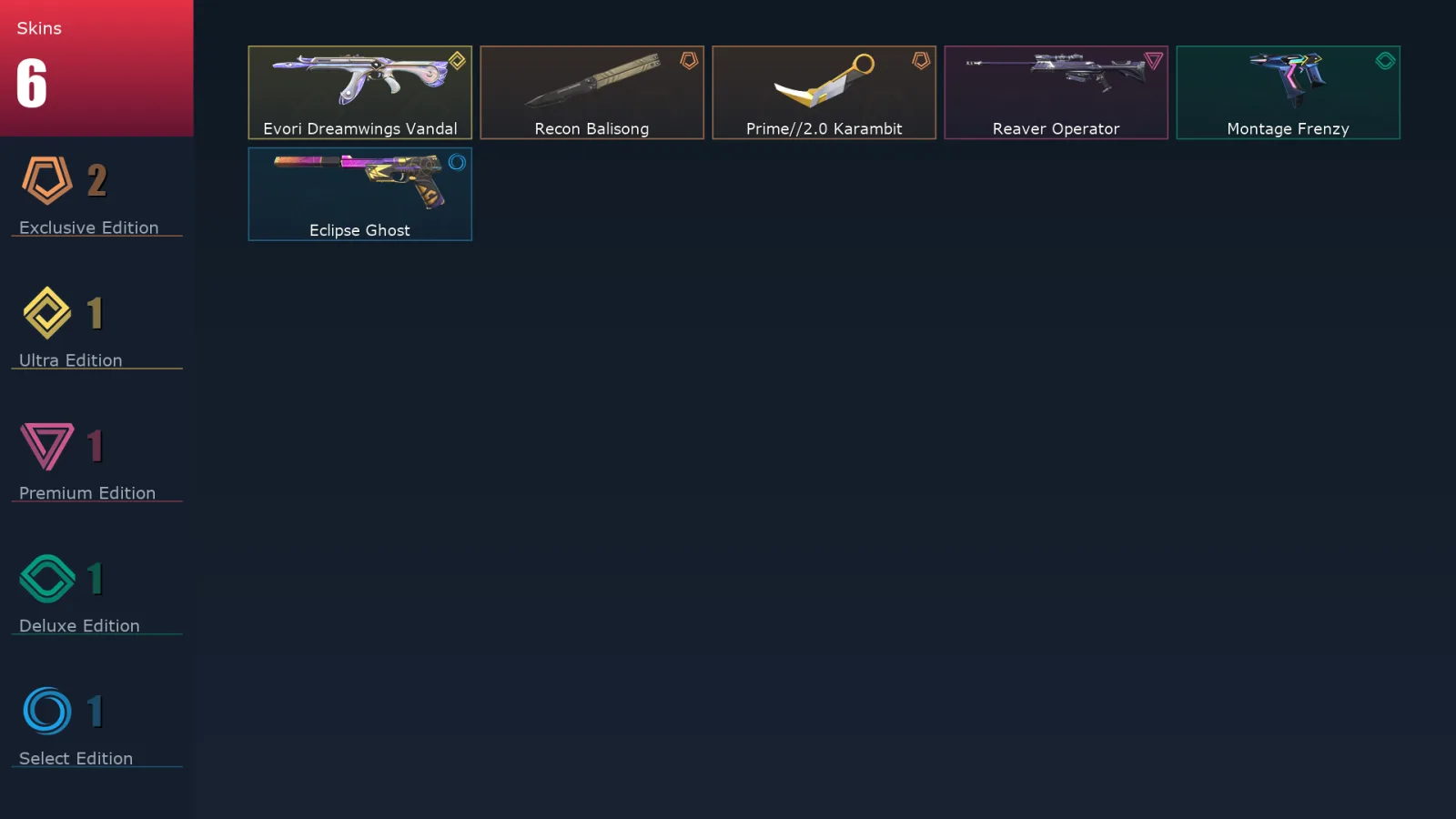 [Valorant] | EU | Level 43 | 11 Agents | 6 Skins