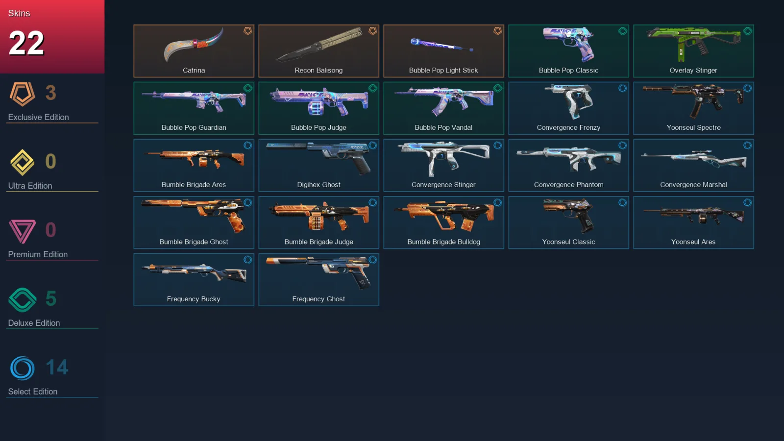EU | Lv78 | Unranked | 22 Skin | 24 Agent | 42 Buddy