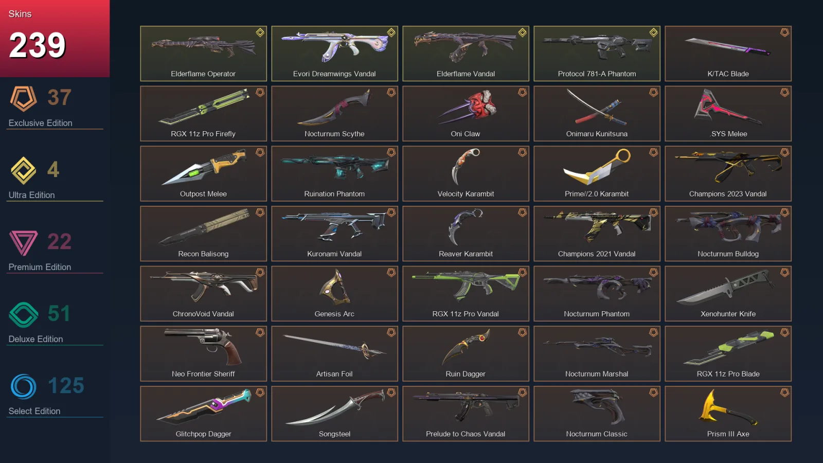 EU | Lv392 | Unranked | 239 Skin | 29 Agent | 229 Buddy