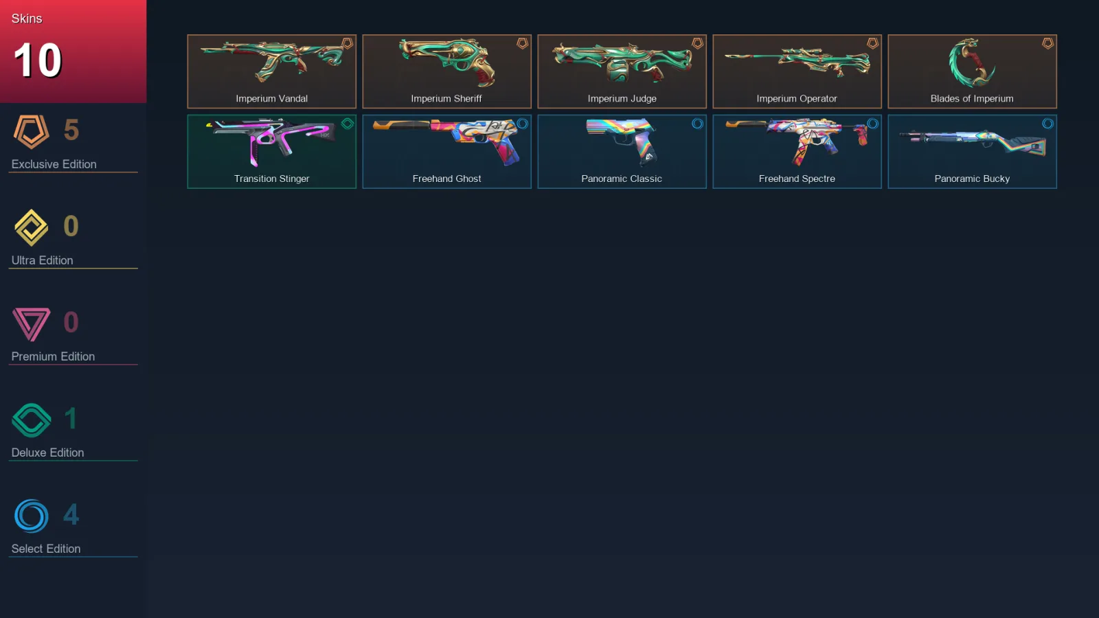AP | Lv25 | Unranked | 10 Skin | 8 Agent | 9 Buddy