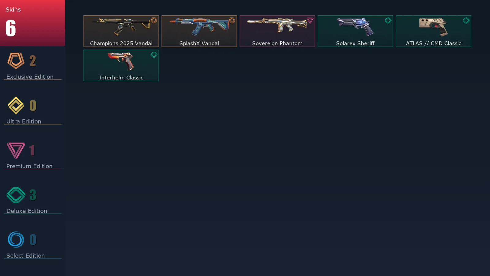 [Valorant] | EU | Level 58 | Silver 3 | 21 Agents | 6 Skins