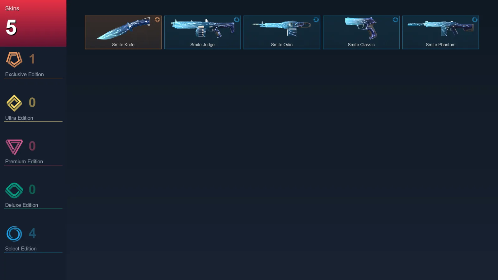 AP | Lv17 | Unranked | 5 Skin | 9 Agent | 7 Buddy