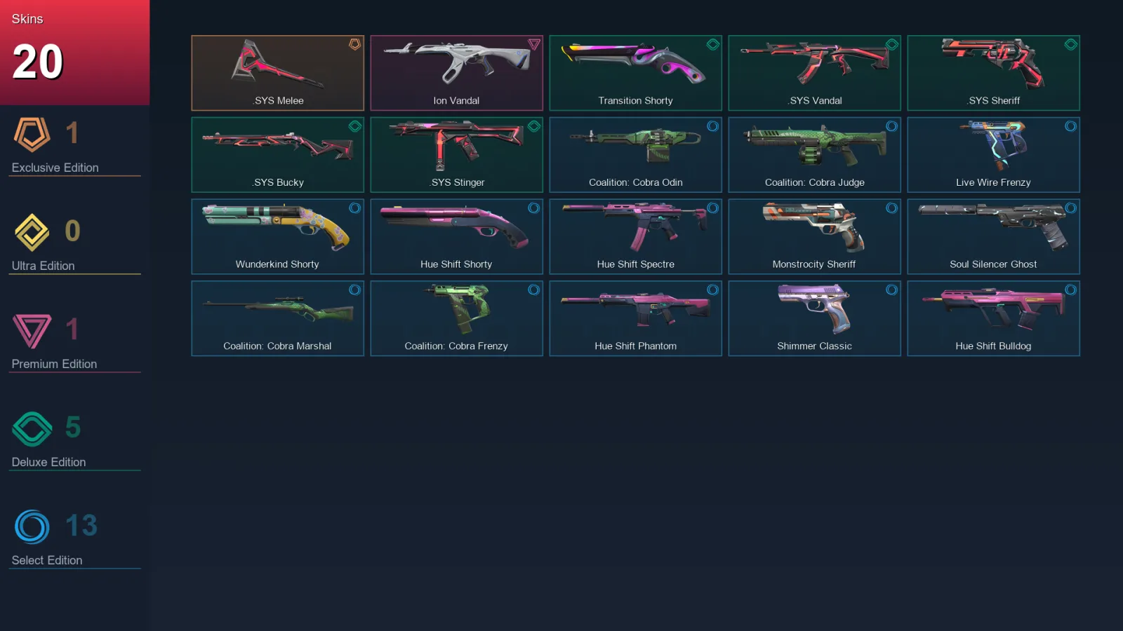 AP | Lv116 | Unranked | 20 Skin | 23 Agent | 39 Buddy