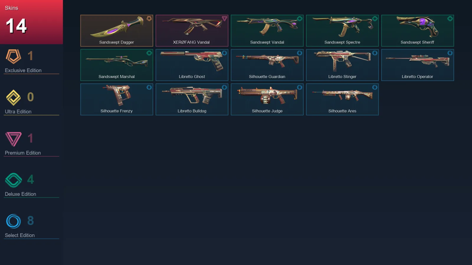 AP | Lv69 | Unranked | 14 Skin | 25 Agent | 36 Buddy — Valorant account