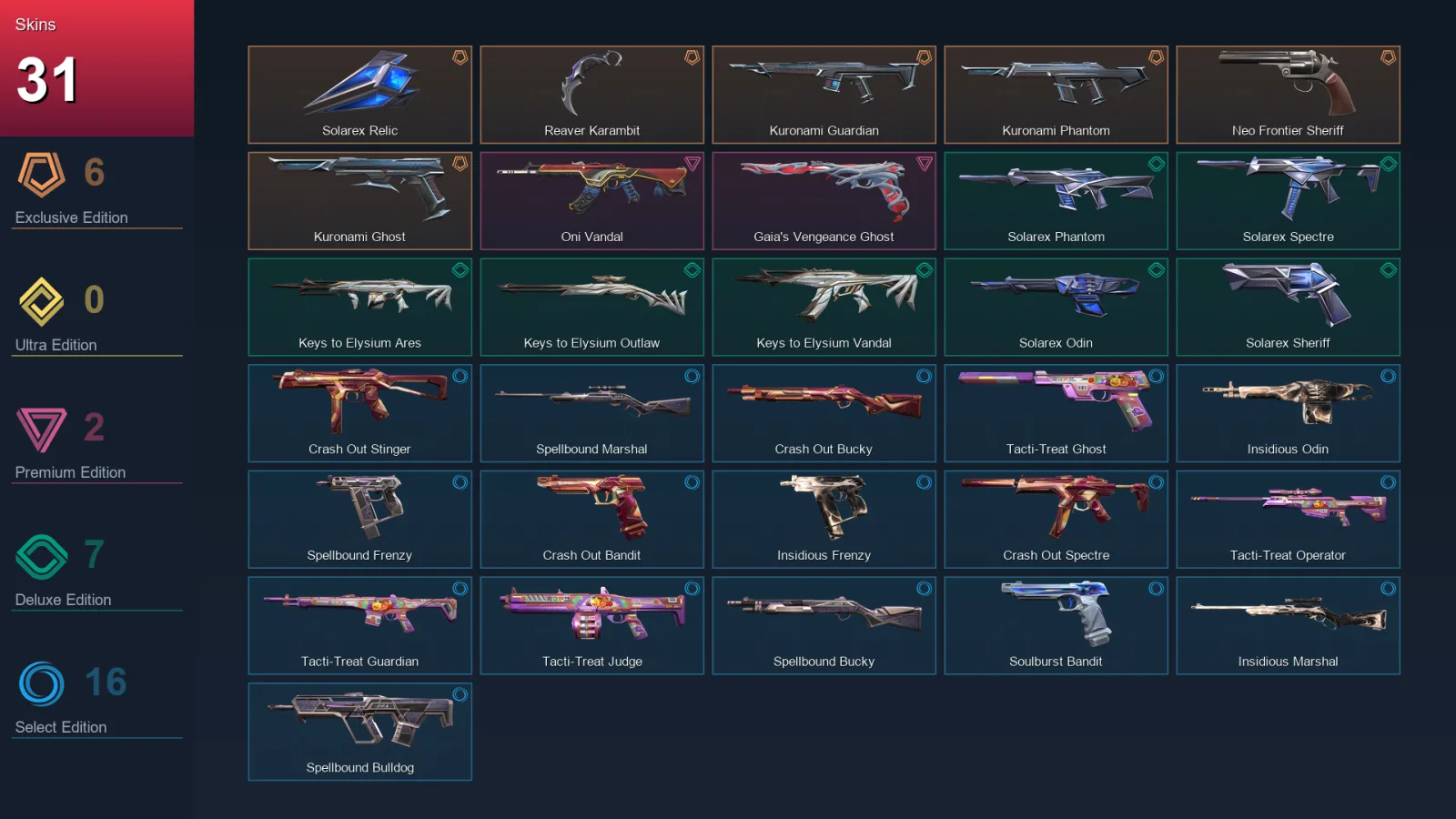 BR | Lv53 | Unranked | 31 Skin | 16 Agent | 29 Buddy