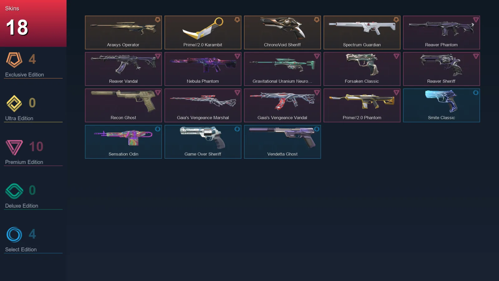 EU | Lv93 | Unranked | 18 Skin | 20 Agent | 50 Buddy — Valorant account