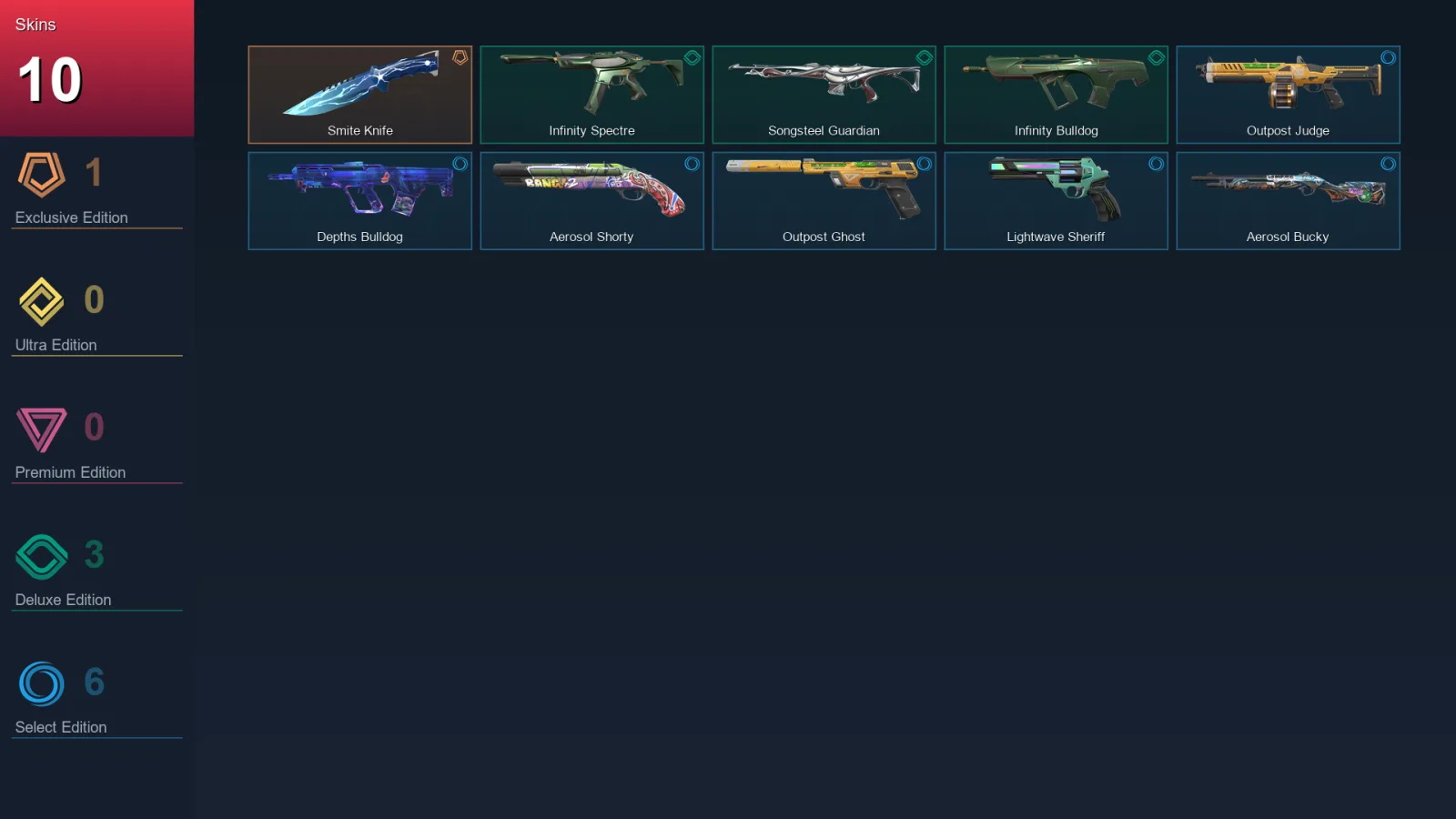 EU | Lv1 | Unranked | 10 Skin | 7 Agent | 8 Buddy