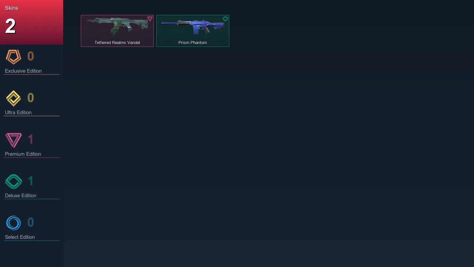 EU | Tethered Realms Vandal | Prism Phantom | 2 Skin | 5 Agent | 1 Buddy | Lv5