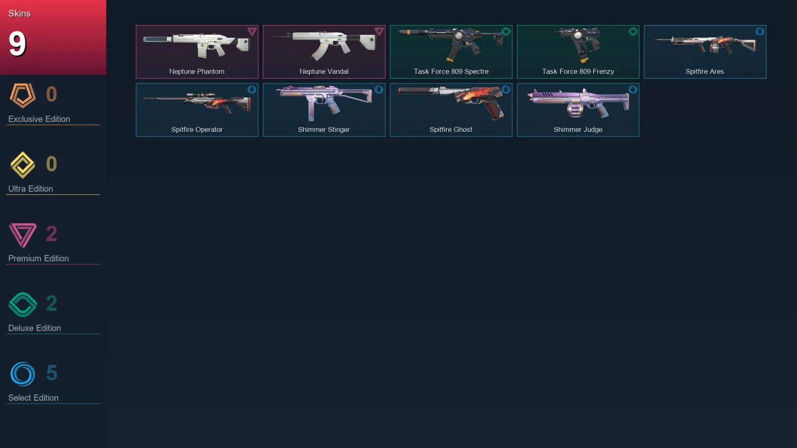 EU | Lv39 | Unranked | 9 Skin | 15 Agent | 18 Buddy