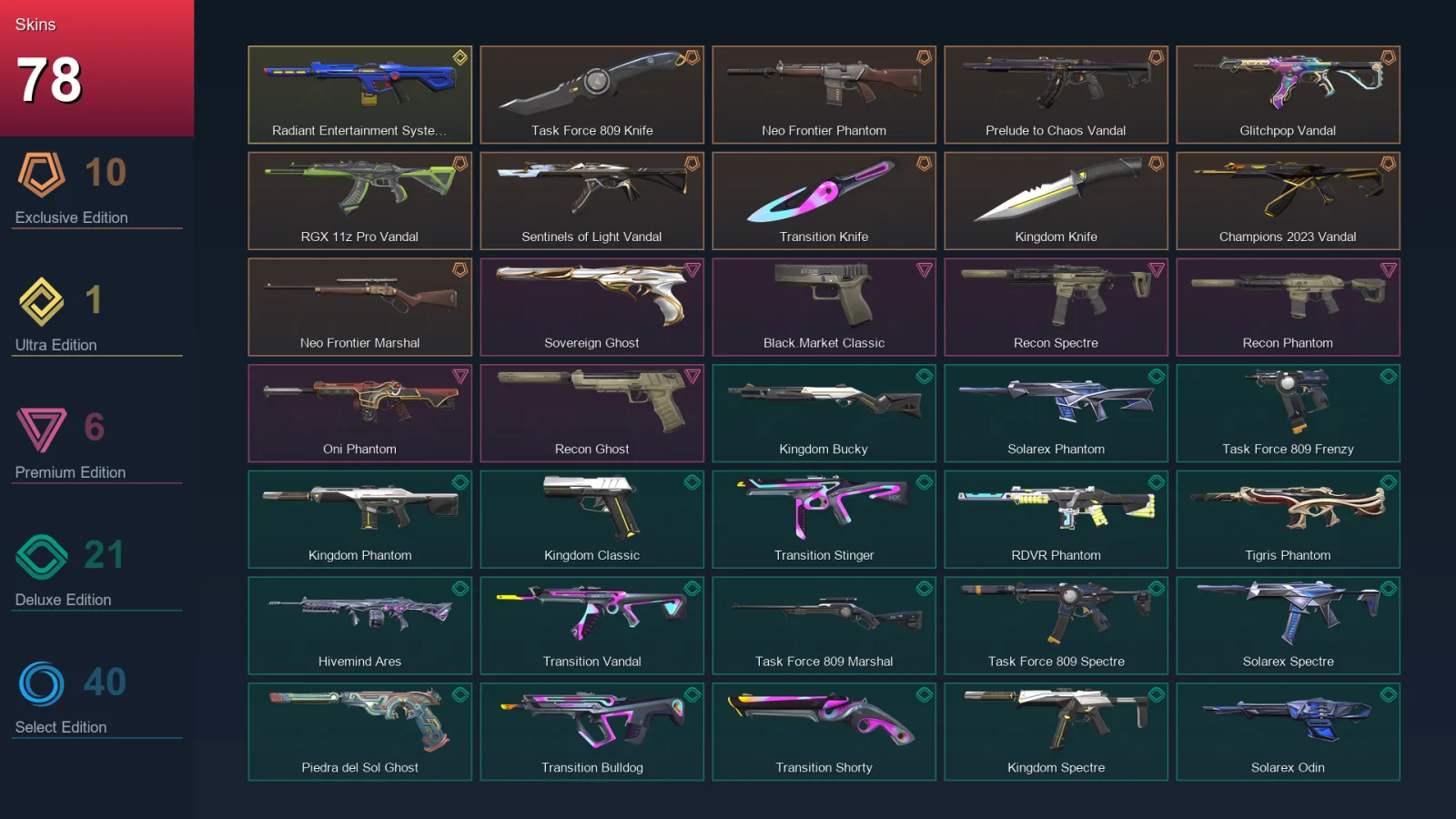 EU | Lv93 | Unranked | 78 Skin | 19 Agent | 76 Buddy — Valorant account