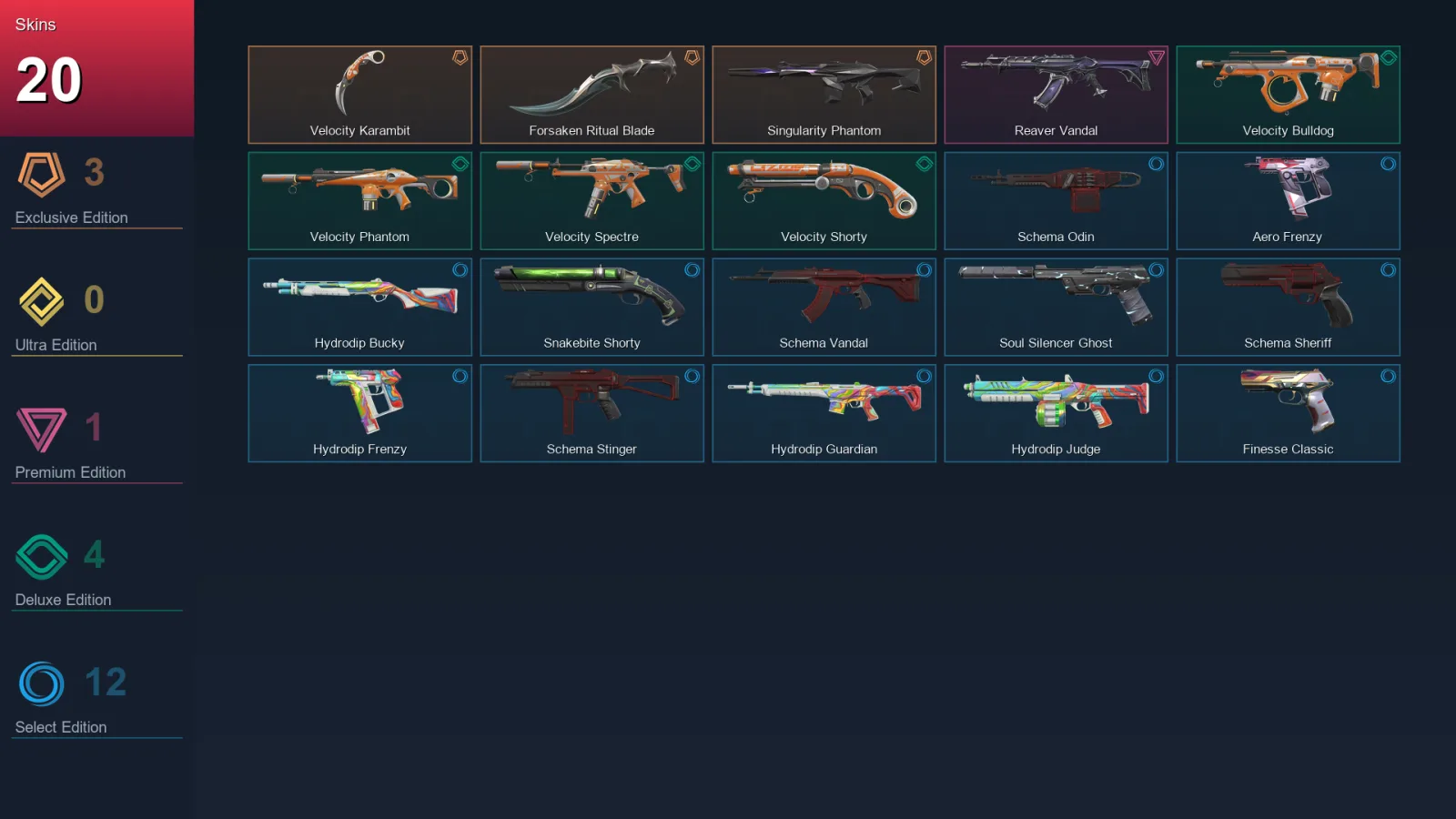 AP | Lv92 | Unranked | 20 Skin | 22 Agent | 51 Buddy