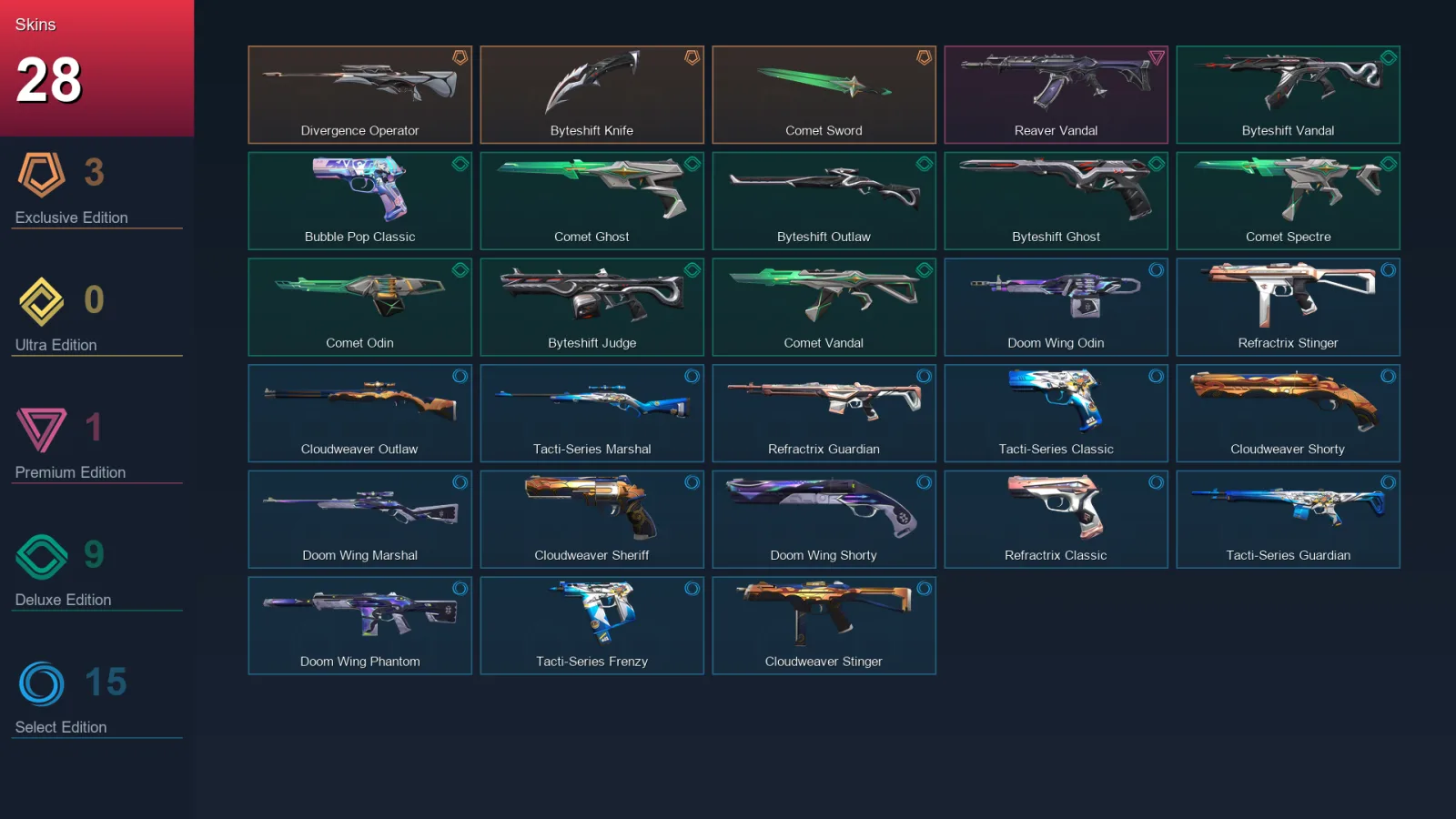 AP | Lv92 | Unranked | 28 Skin | 29 Agent | 49 Buddy