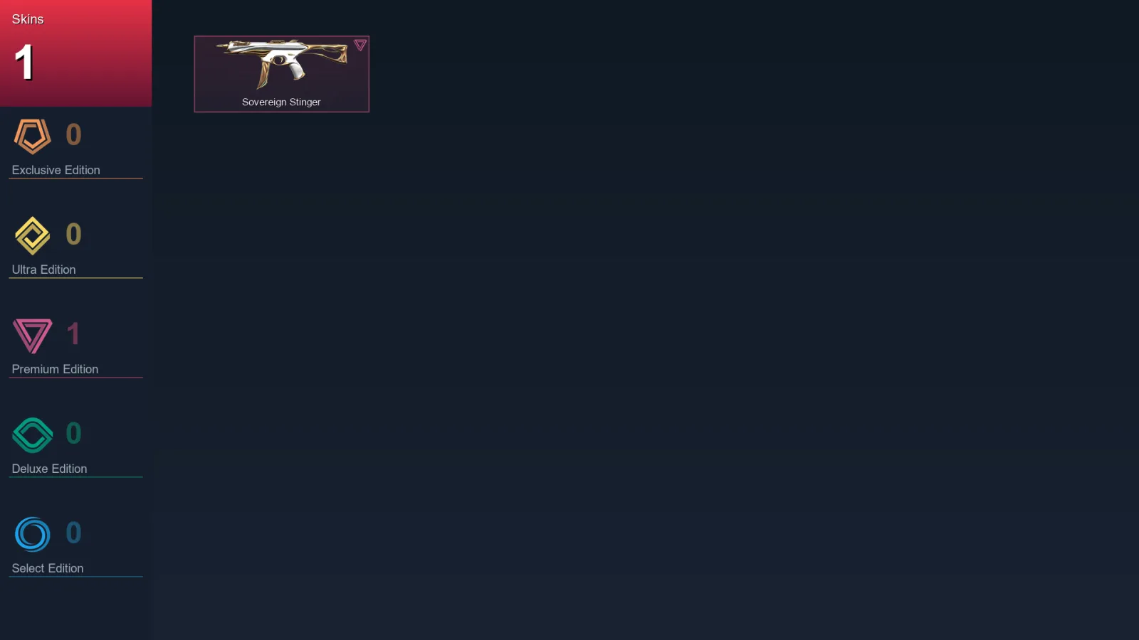 NA | Lv17 | Unranked | 1 Skin | 8 Agent | 5 Buddy