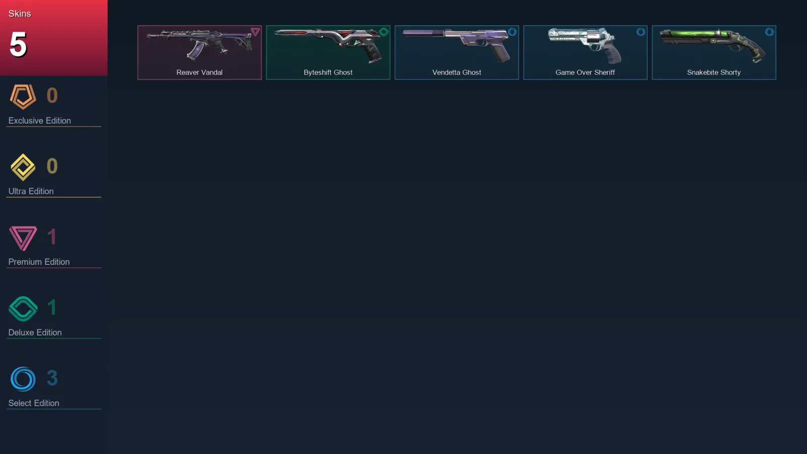 EU | Lv115 | Unranked | 5 Skin | 28 Agent | 50 Buddy