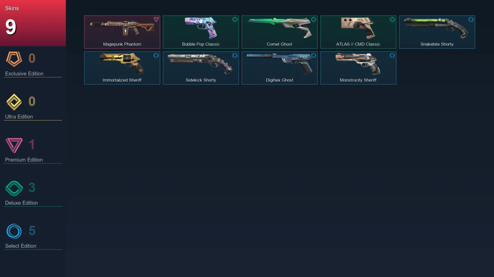 AP | Lv168 | Unranked | 9 Skin | 27 Agent | 61 Buddy — Valorant account