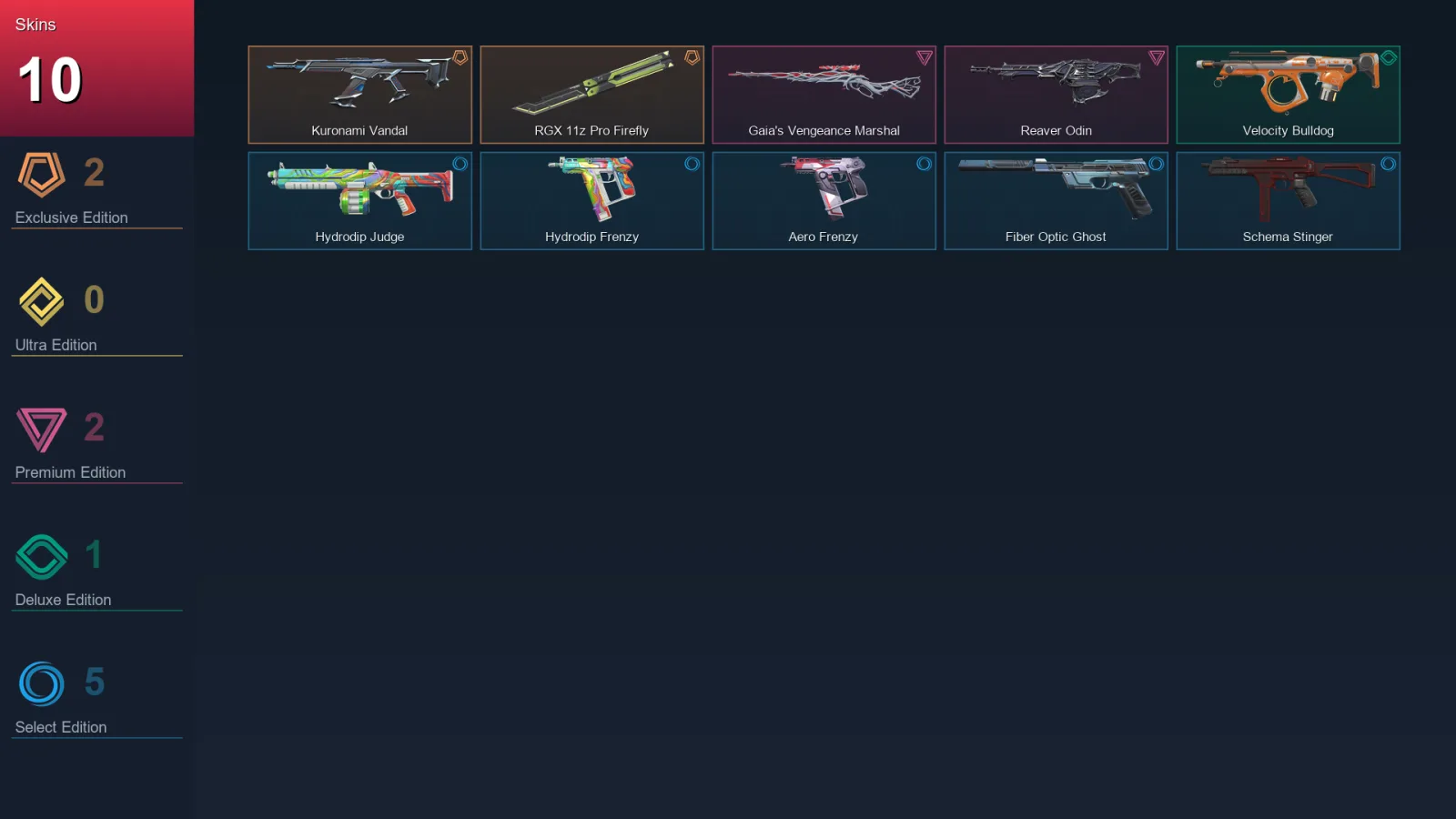 AP | Lv81 | Unranked | 10 Skin | 24 Agent | 32 Buddy