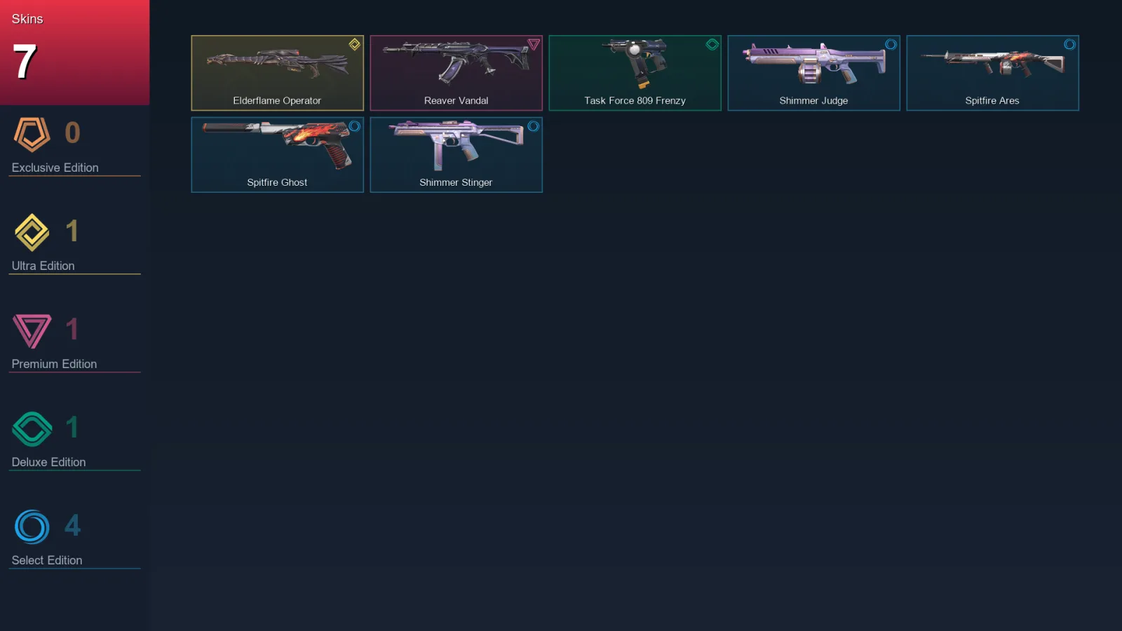 EU | Lv20 | Unranked | 7 Skin | 8 Agent | 6 Buddy — Valorant account