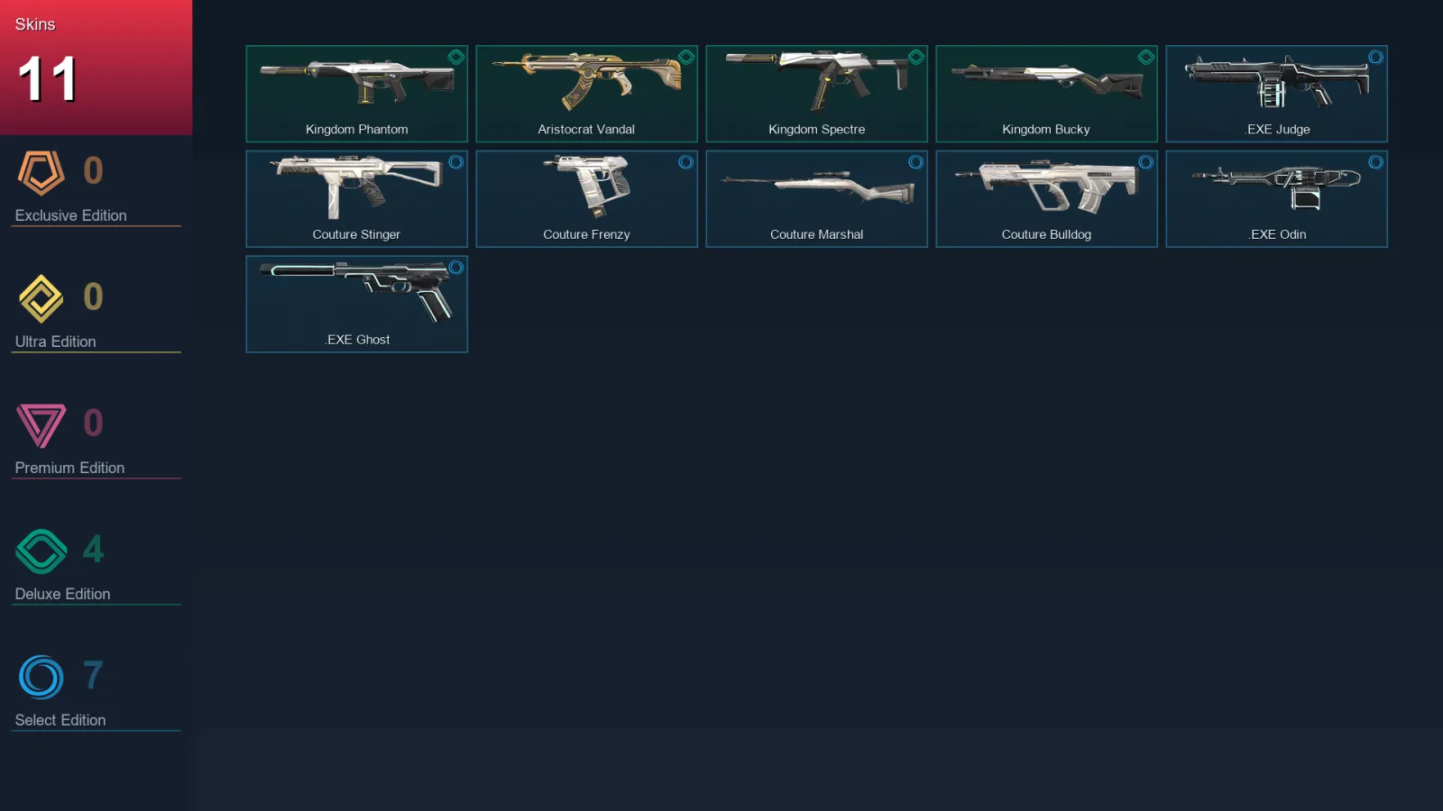 AP | Lv23 | Unranked | 11 Skin | 13 Agent | 20 Buddy
