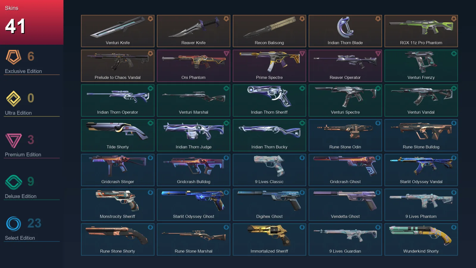 AP | Lv150 | Unranked | 41 Skin | 24 Agent | 76 Buddy — Valorant account