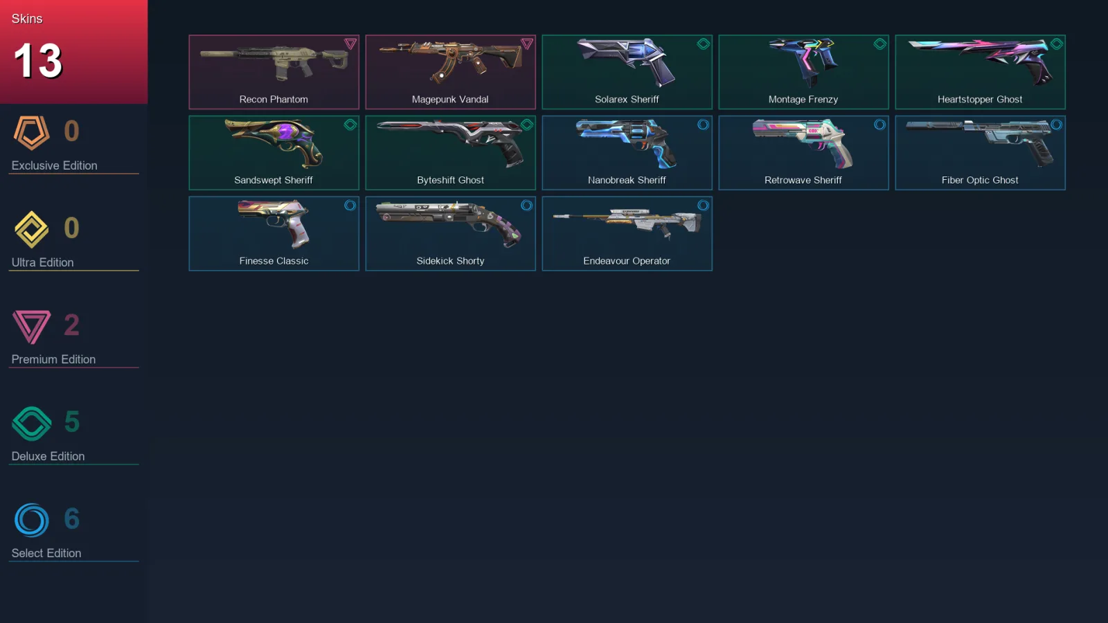 AP | Lv245 | Unranked | 13 Skin | 28 Agent | 84 Buddy — Valorant account