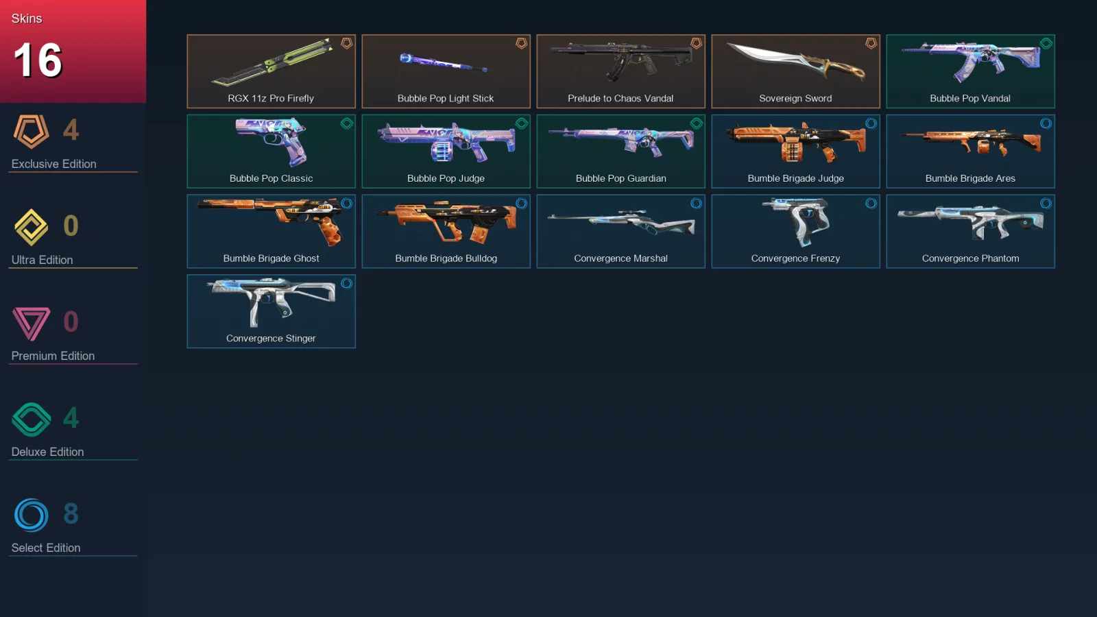 NA | Lv49 | Unranked | 16 Skin | 15 Agent | 27 Buddy — Valorant account