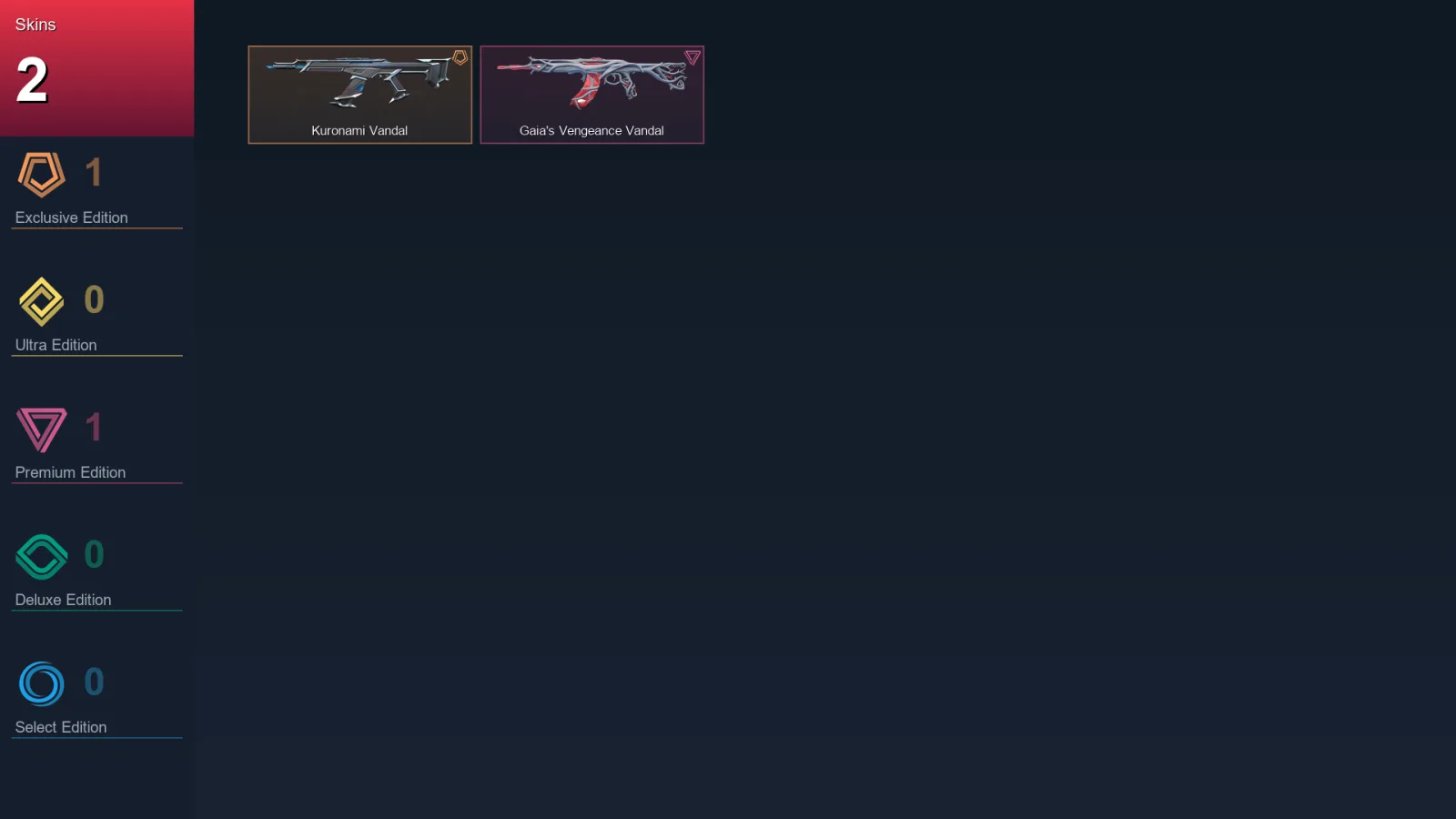 NA | Kuronami Vandal | Gaia's Vengeance Vandal | 2 Skin | 9 Agent | 5 Buddy | Lv24