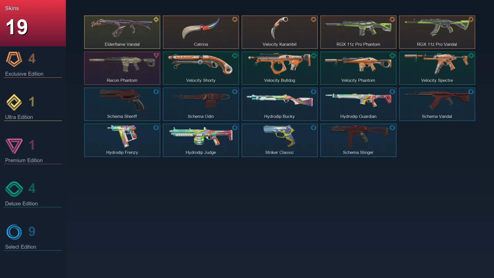 EU | Lv98 | Unranked | 19 Skin | 24 Agent | 52 Buddy