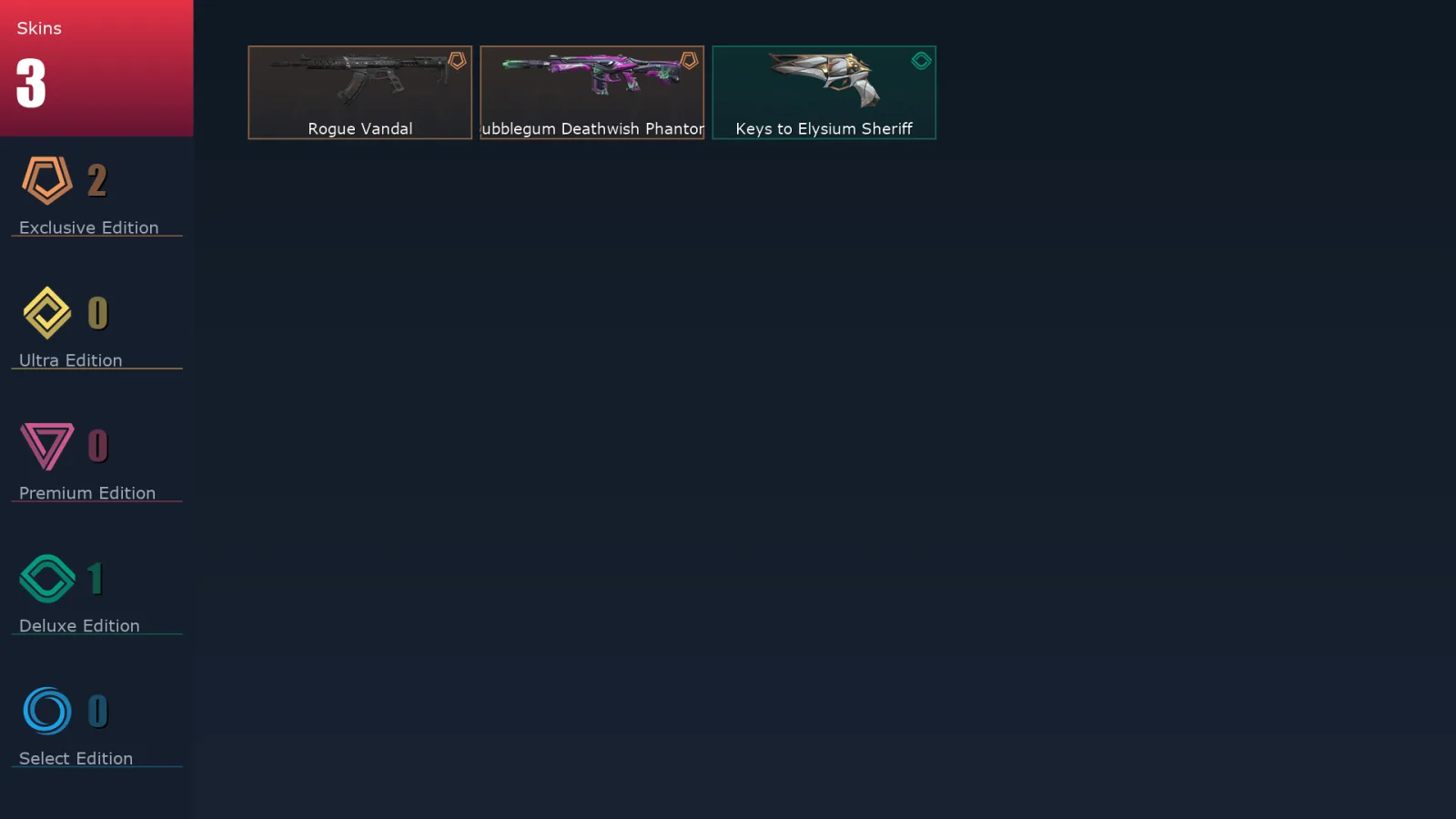 [Valorant] | EU | Level 1 | Immortal 1 | 12 Agents | 3 Skins
