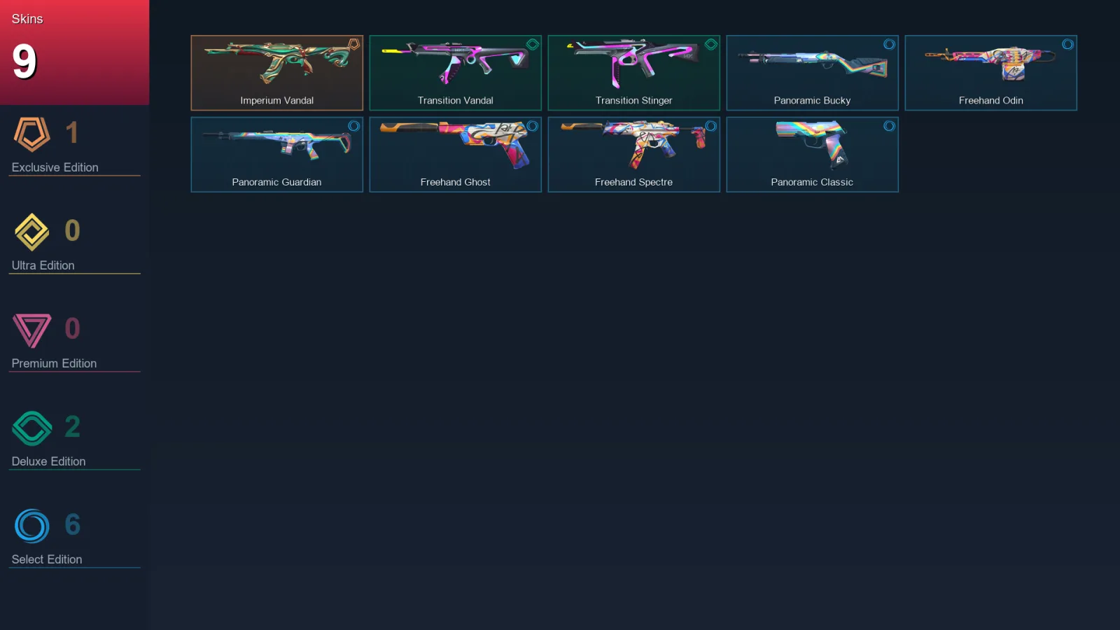 EU | Lv43 | Unranked | 9 Skin | 16 Agent | 20 Buddy — Valorant account