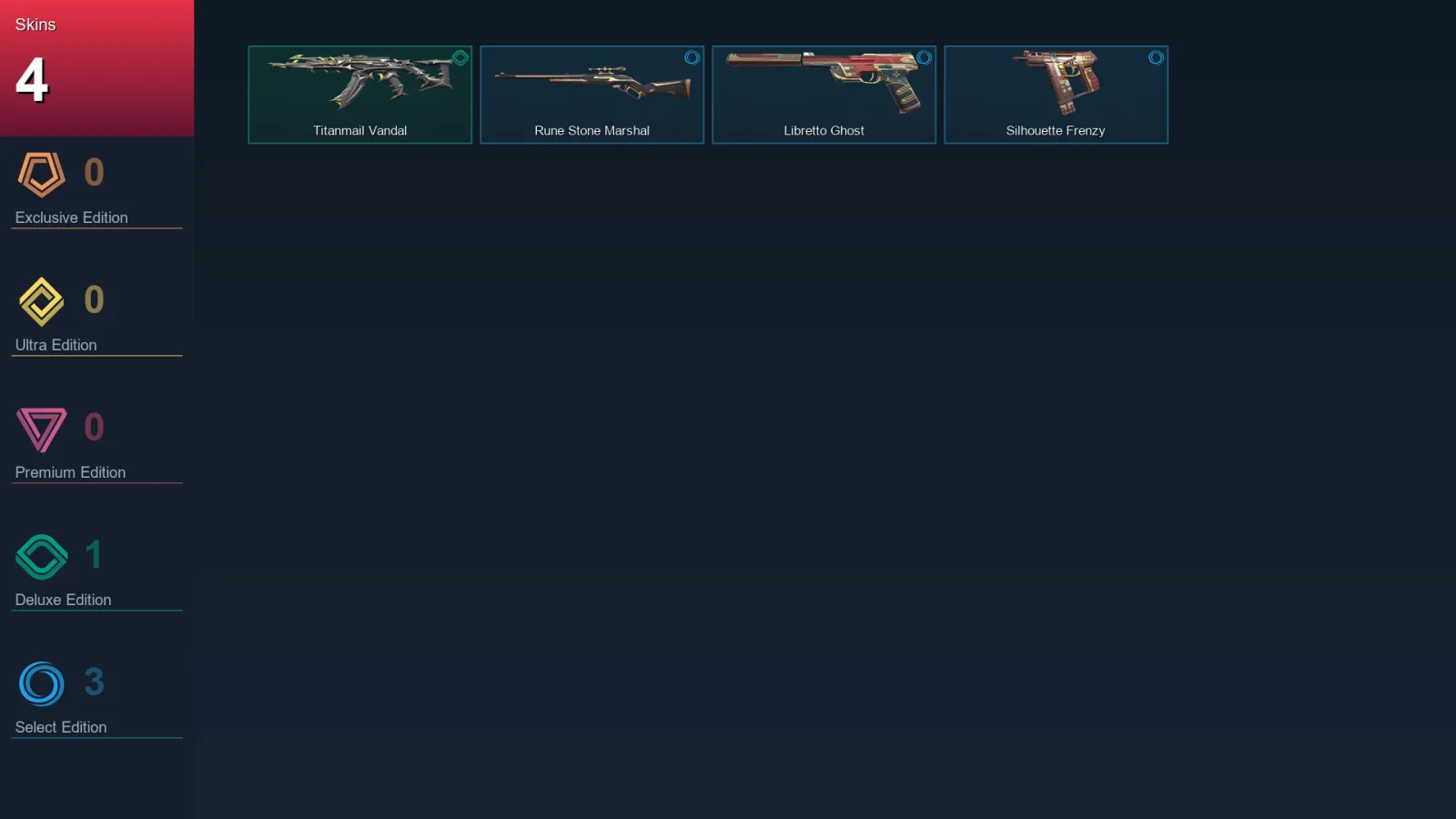 EU | Lv13 | Unranked | 4 Skin | 7 Agent | 8 Buddy
