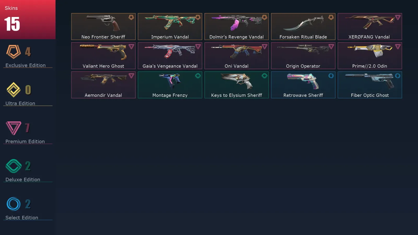[Valorant] | EU | Level 116 | 29 Agents | 15 Skins — Valorant account