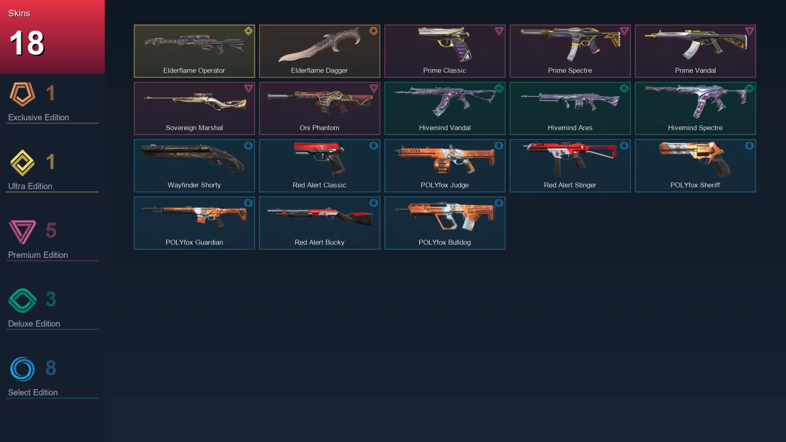 BR | Lv38 | Unranked | 18 Skin | 18 Agent | 46 Buddy — Valorant account