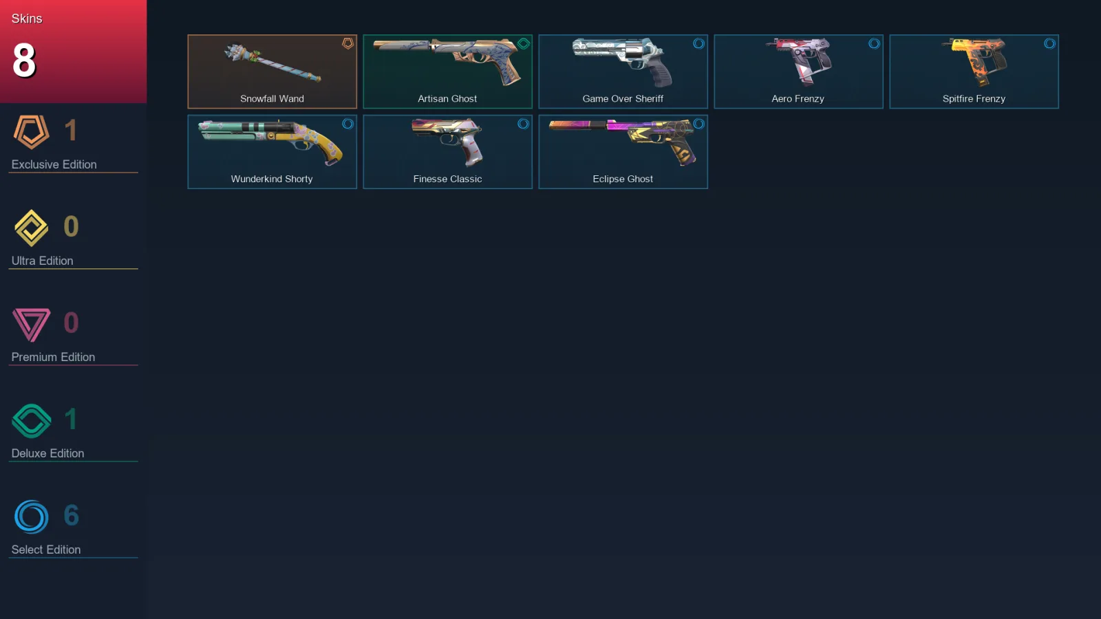 AP | Lv89 | Unranked | 8 Skin | 12 Agent | 41 Buddy