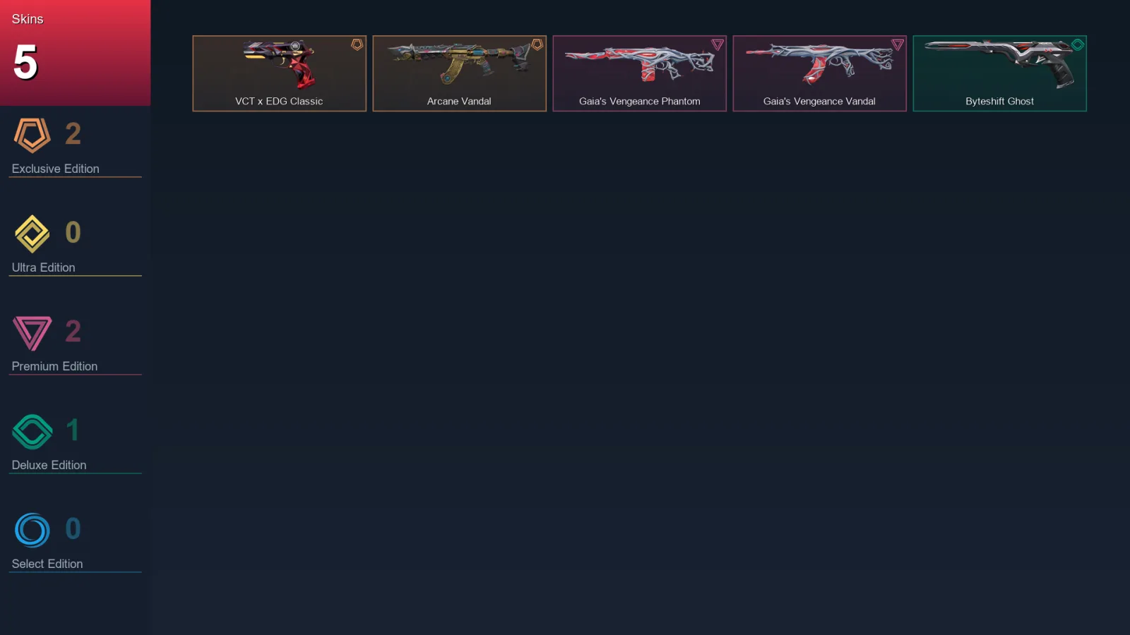 AP | Lv66 | Unranked | 5 Skin | 23 Agent | 35 Buddy