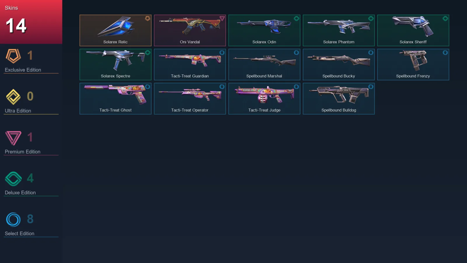EU | Lv53 | Unranked | 14 Skin | 17 Agent | 30 Buddy — Valorant account