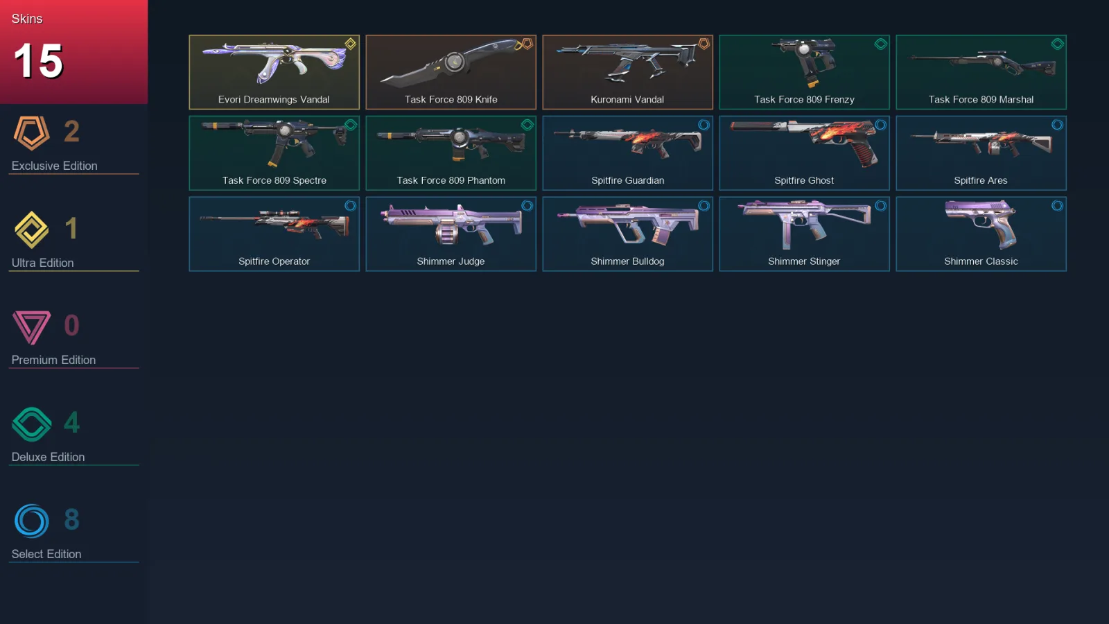 EU | Lv62 | Unranked | 15 Skin | 21 Agent | 29 Buddy — Valorant account