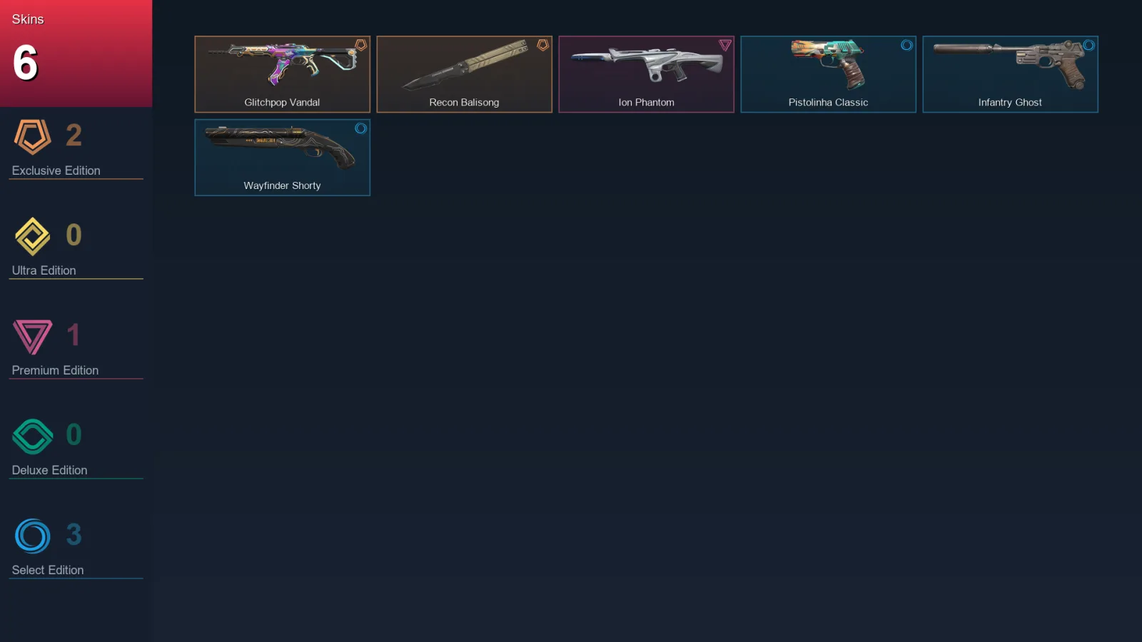 EU | Lv55 | Unranked | 6 Skin | 14 Agent | 38 Buddy