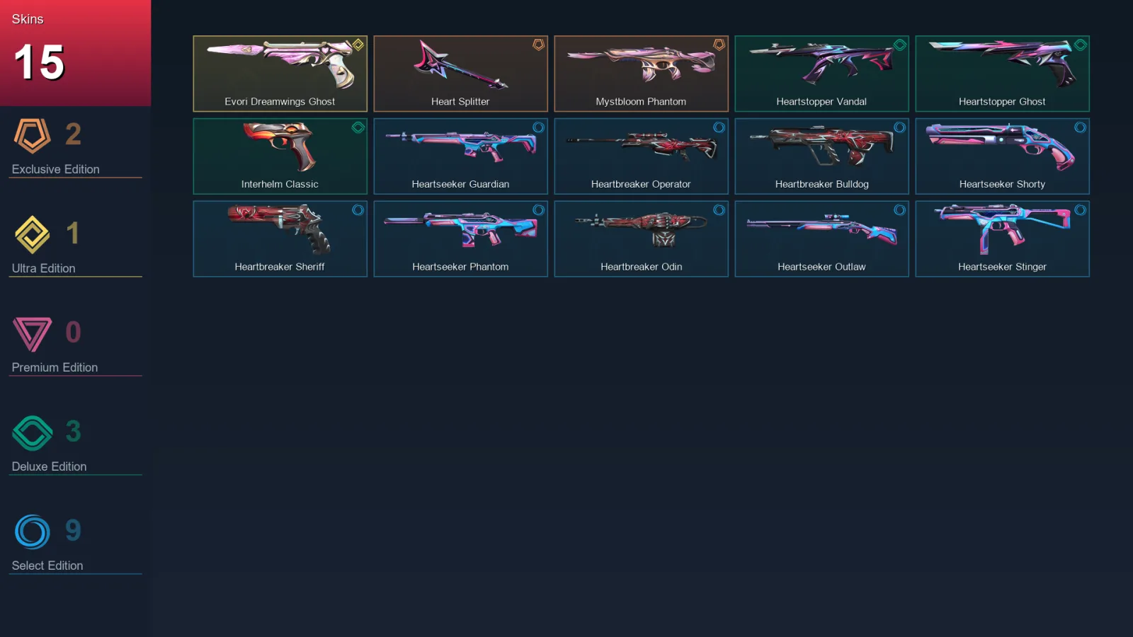 EU | Lv60 | Unranked | 15 Skin | 13 Agent | 20 Buddy &mdash; Valorant account with Astra