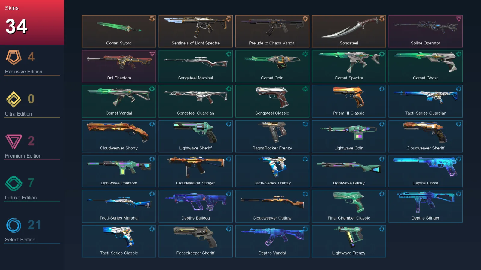EU | Lv123 | Unranked | 34 Skin | 24 Agent | 49 Buddy