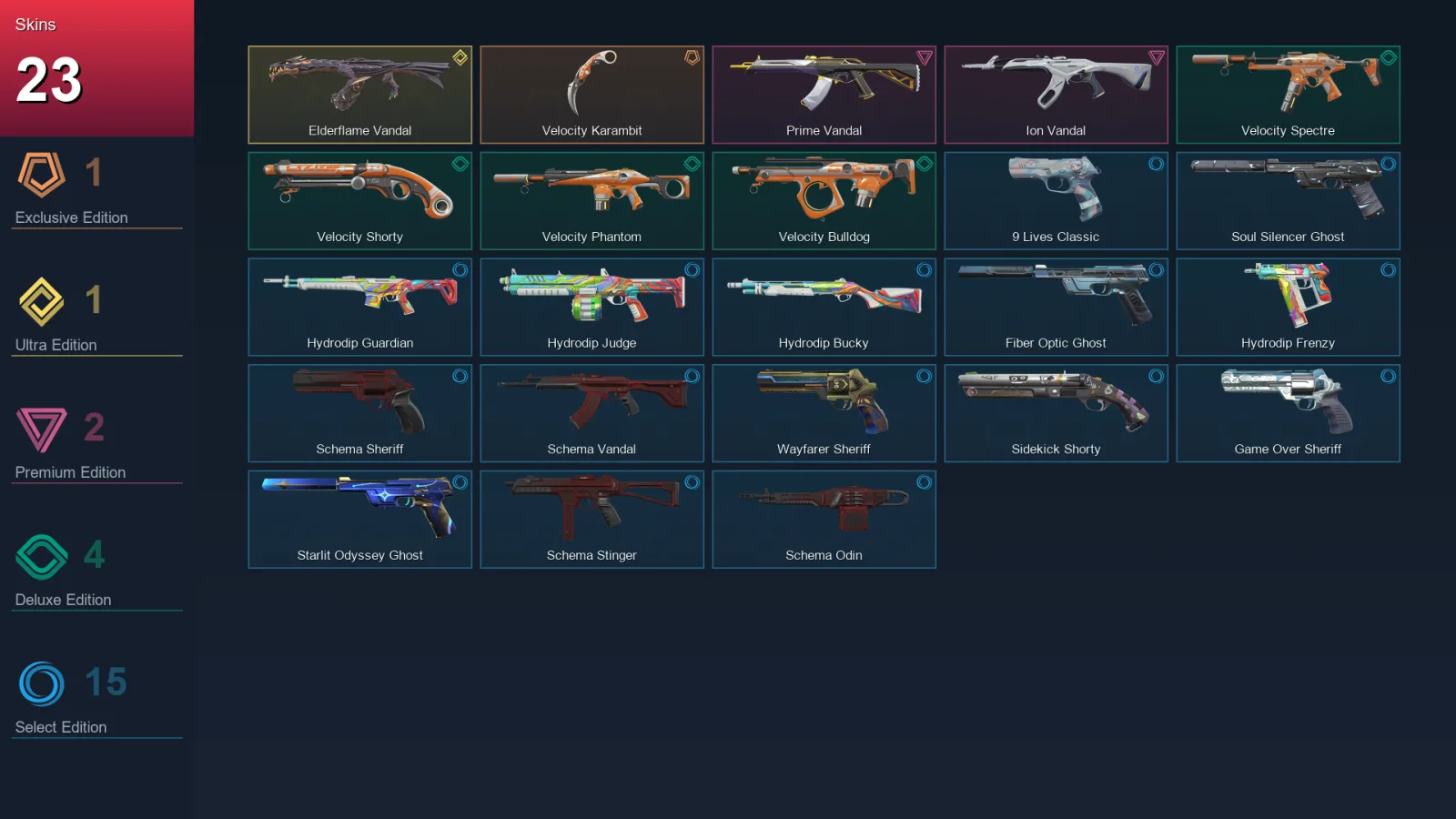 BR | Lv175 | Unranked | 23 Skin | 29 Agent | 85 Buddy