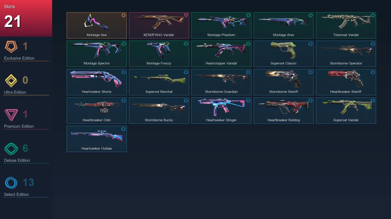 EU | Lv32 | Iron III | 21 Skin | 11 Agent | 18 Buddy — Stormborne Operator