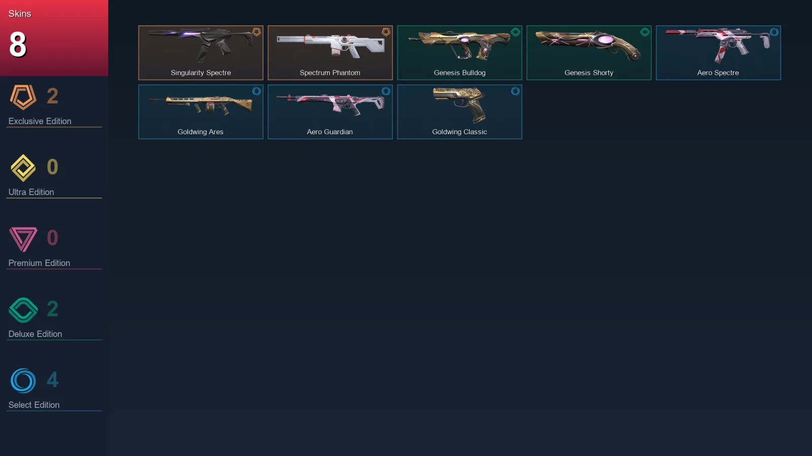 AP | Lv22 | Unranked | 8 Skin | 7 Agent | 5 Buddy