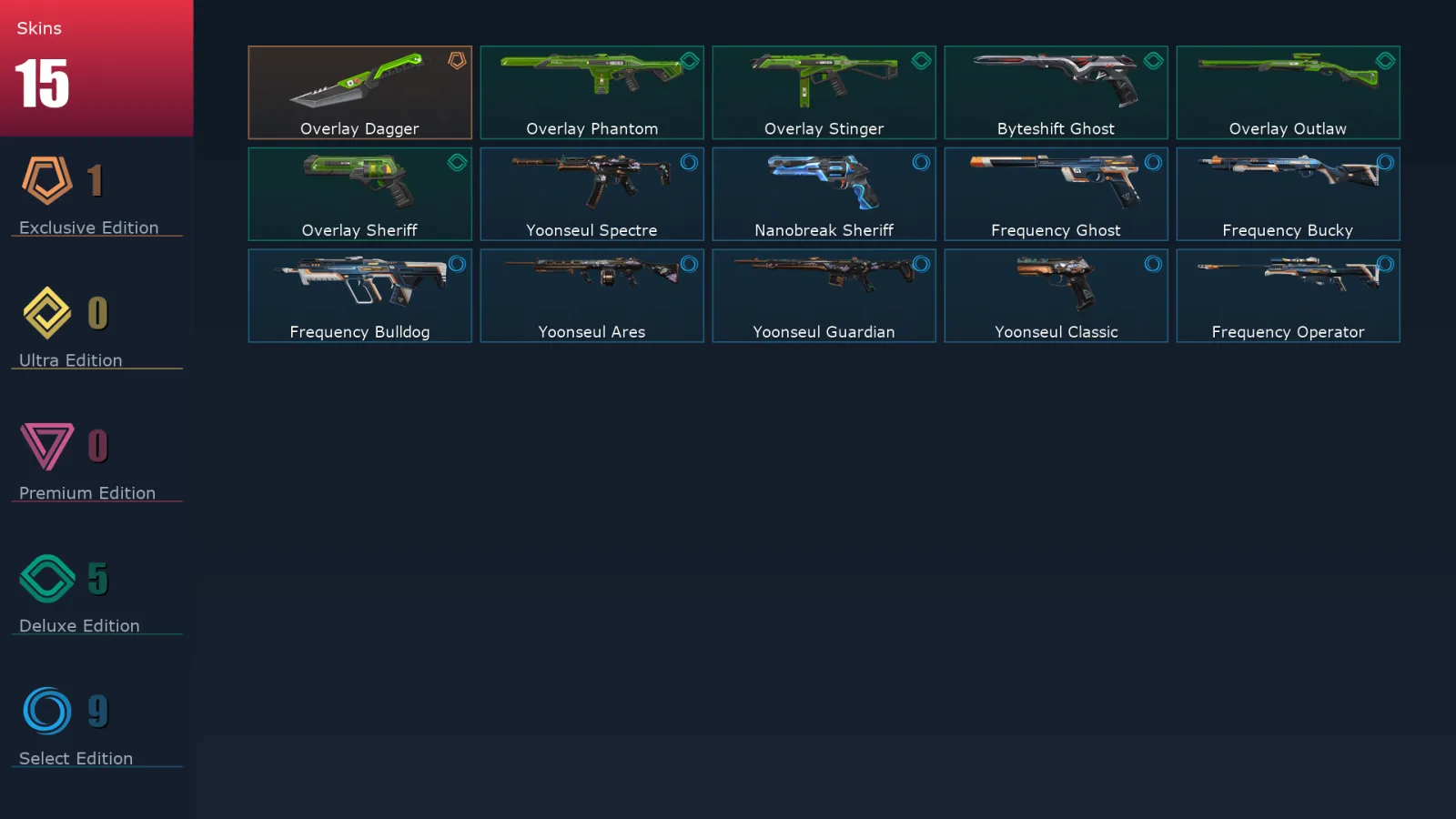 [Valorant] | EU | Level 76 | 27 Agents | 15 Skins