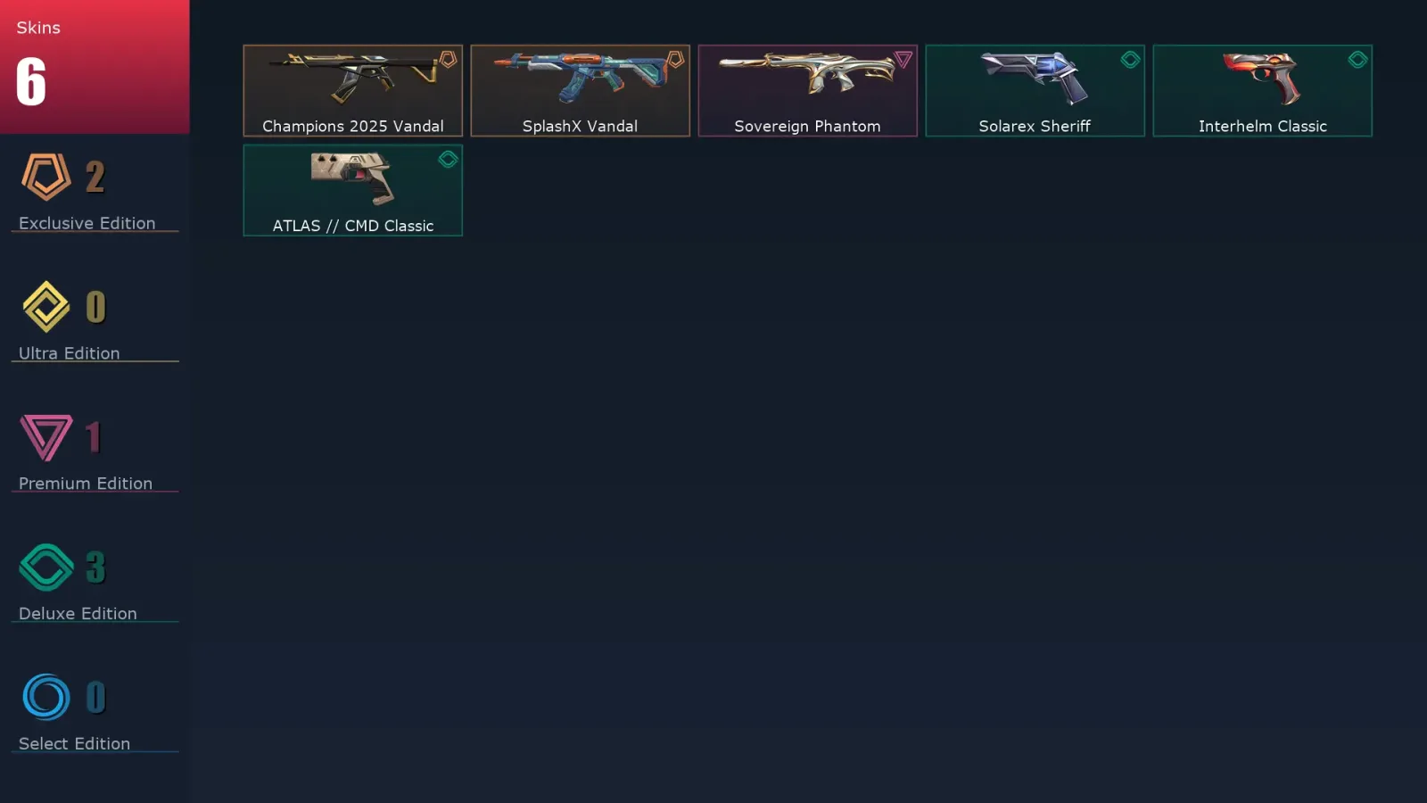 [Valorant] | EU | Level 57 | Silver 3 | 21 Agents | 6 Skins