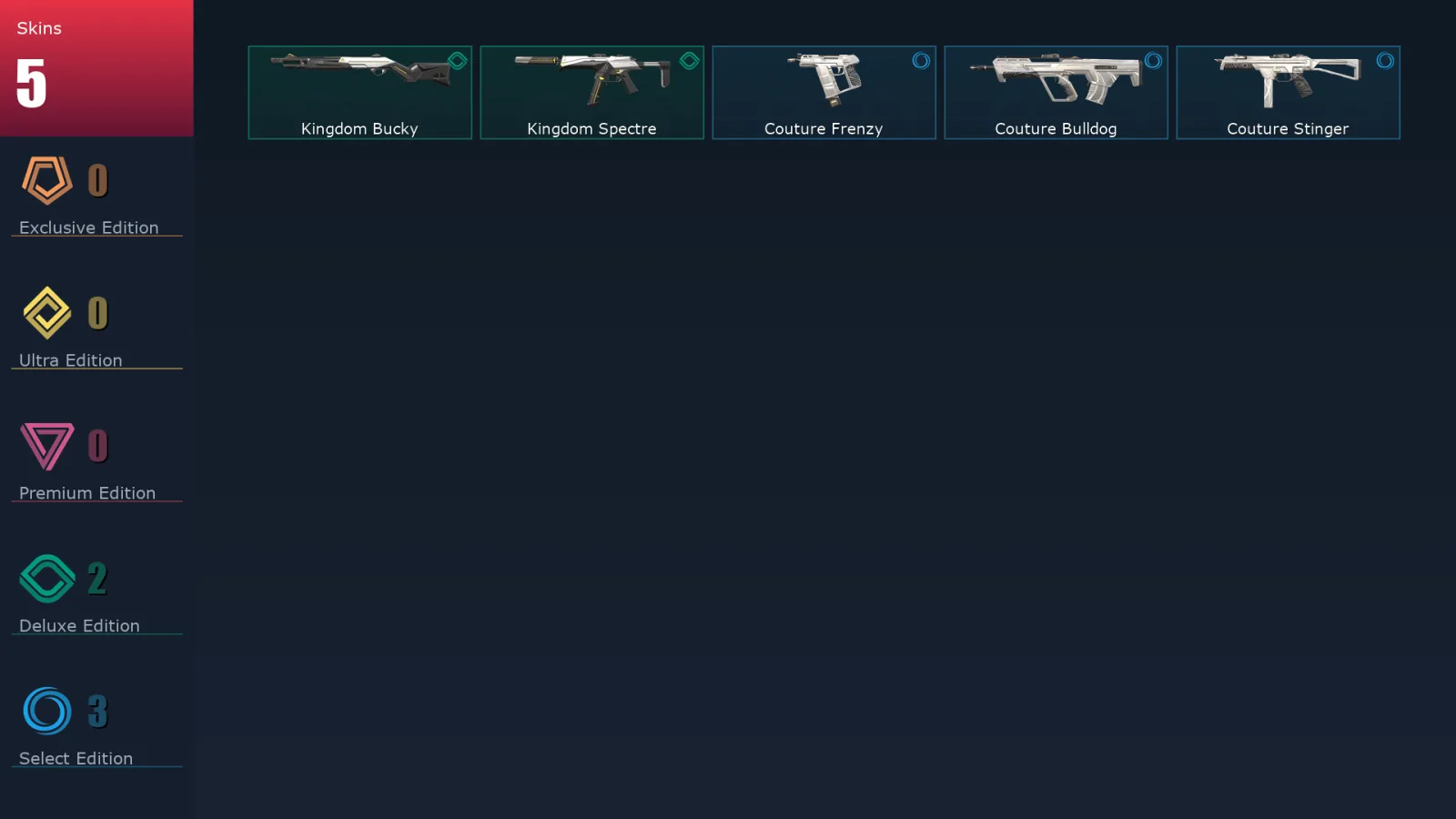 [Valorant] | EU | Level 1 | 7 Agents | 5 Skins